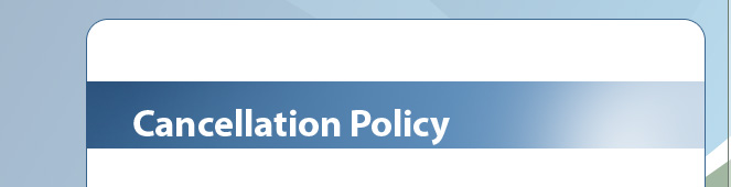 Cancellation Policy